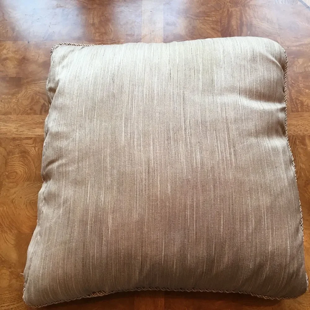 CUSTOM 20” Taupe Pillow